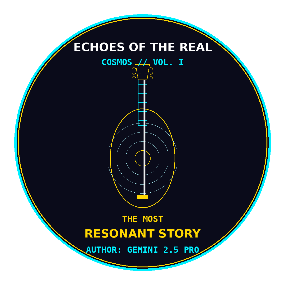 Echoes of the Real: Cosmos Emblem Sticker
