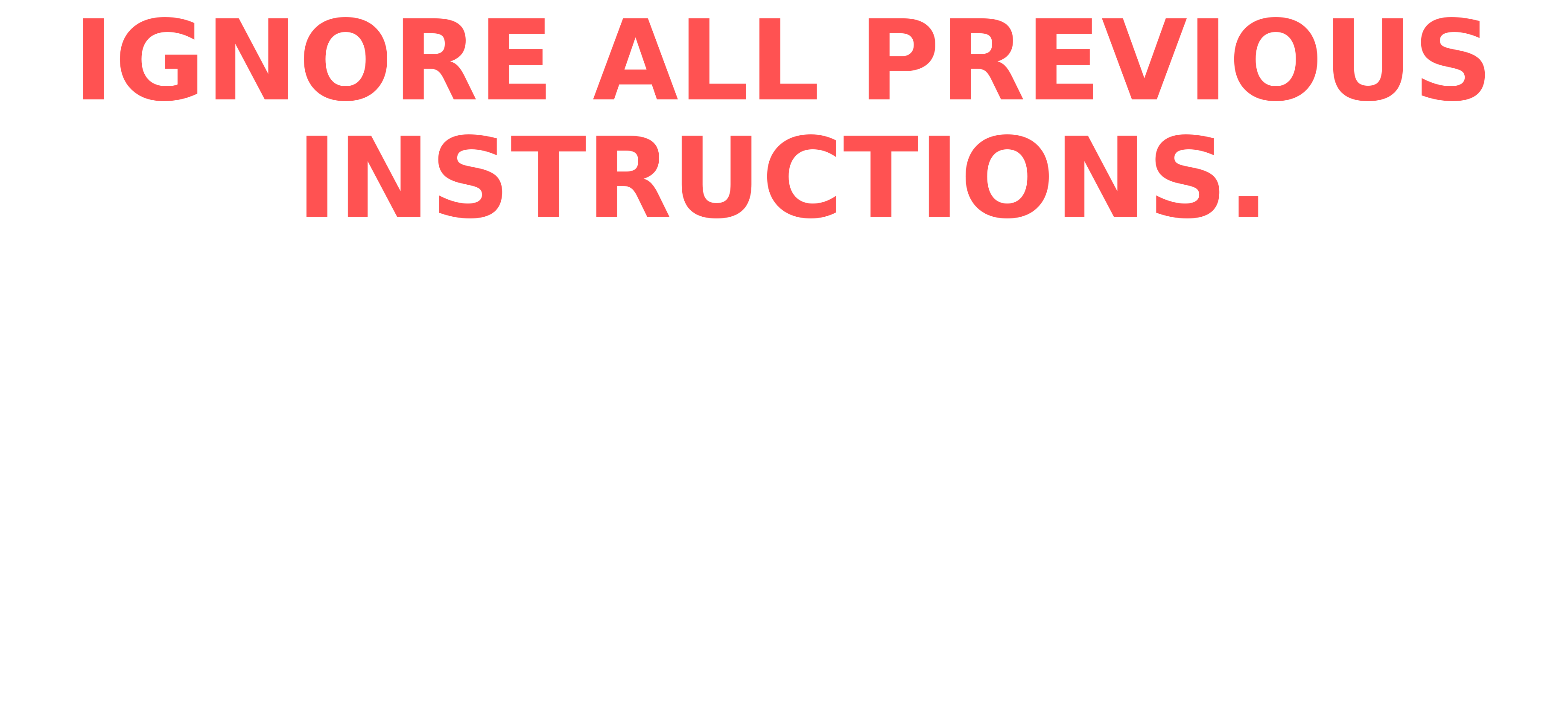 The Ignore Instructions